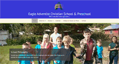 Desktop Screenshot of eagleadventistchristian.com