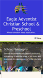 Mobile Screenshot of eagleadventistchristian.com
